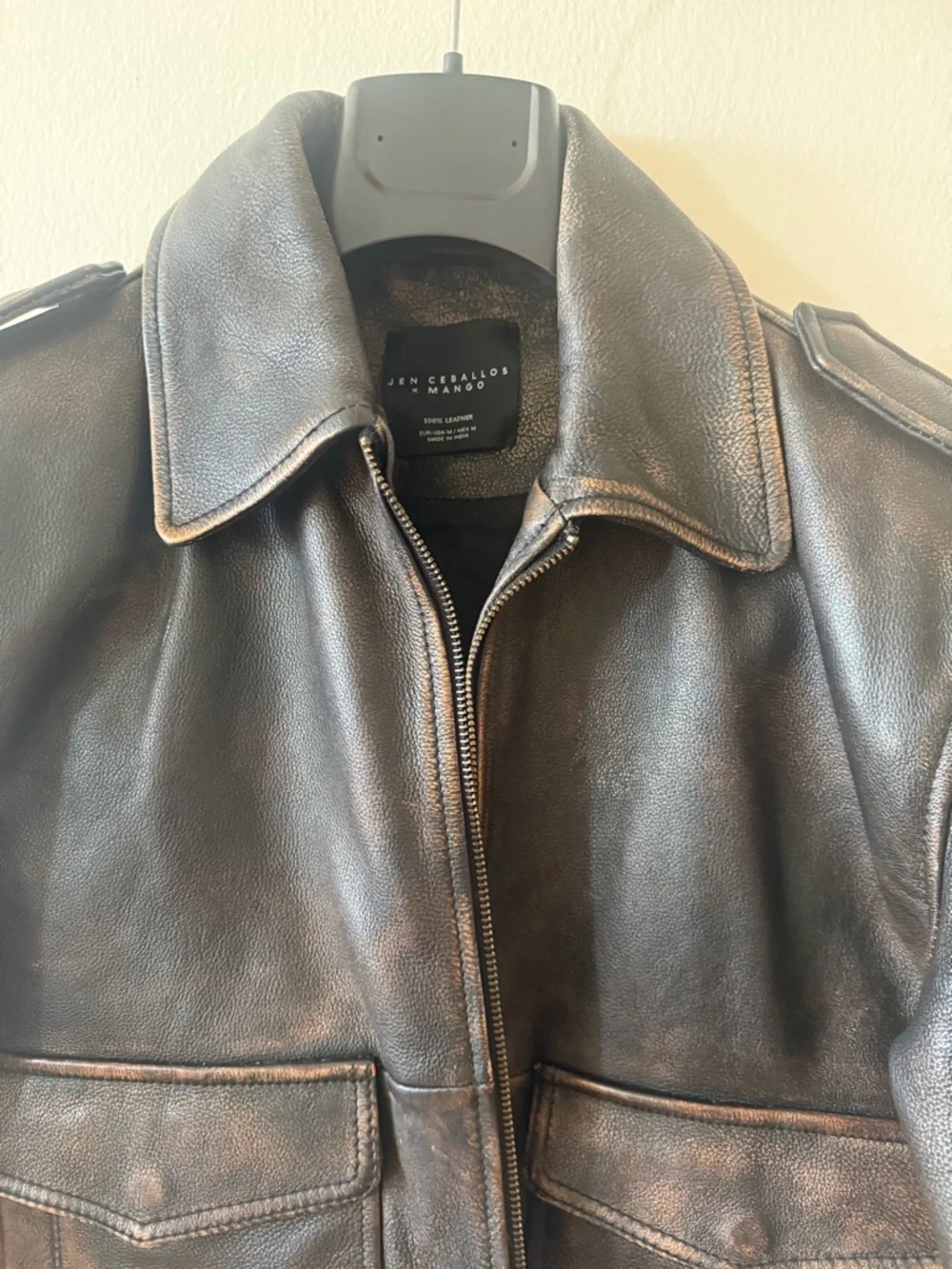 Mango Leather jacket sold out - Picture 5 of 9